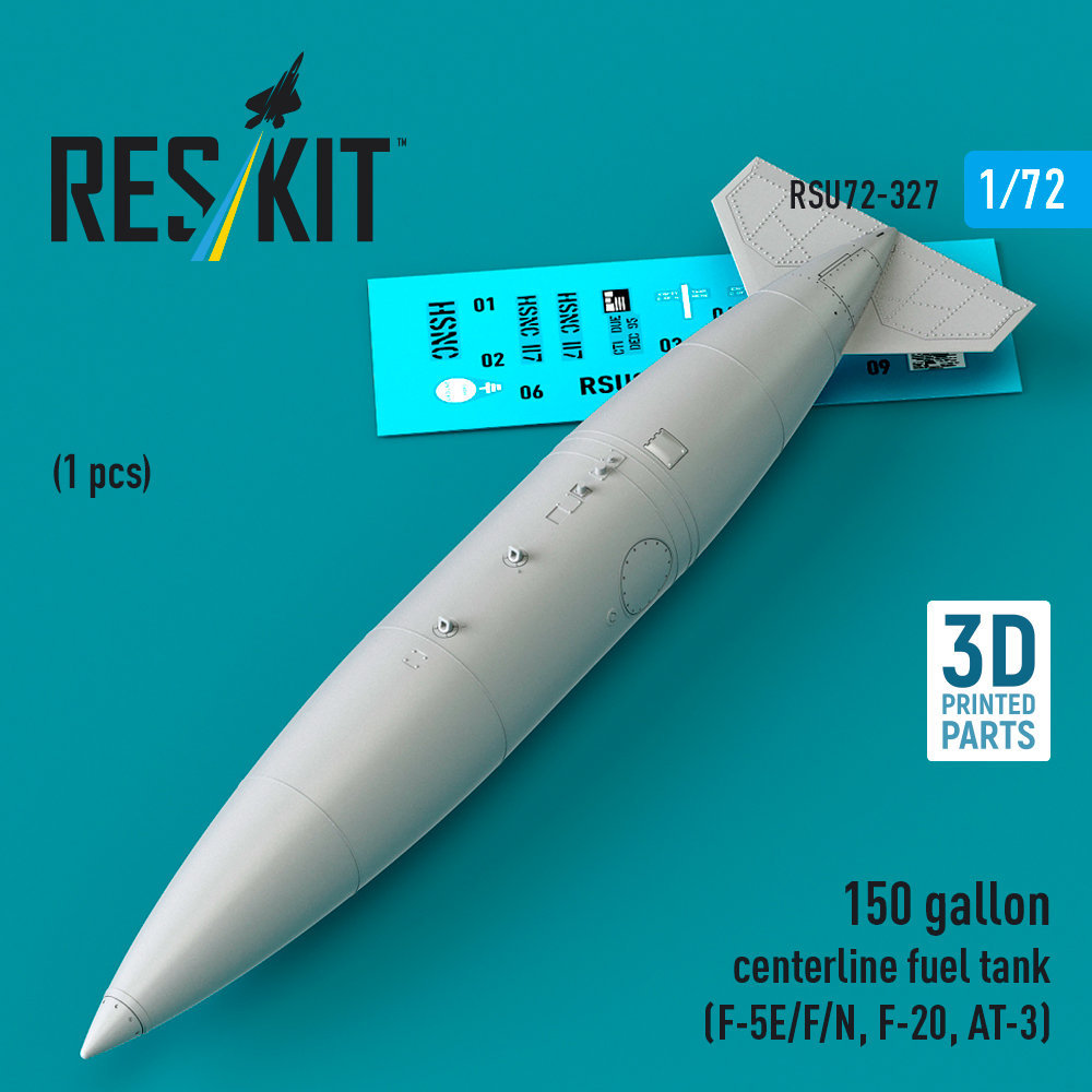 1/72 150 gallon centerline fuel tank (1 pc.) 