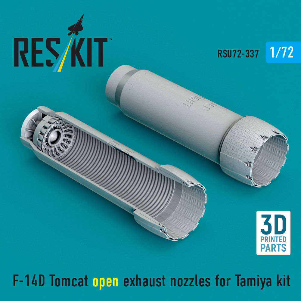 1/72 F-14D Tomcat open exhaust nozzles (TAM)