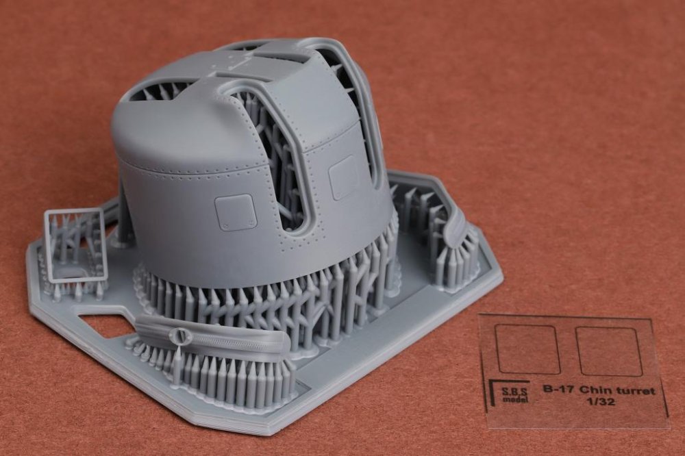 1/32 B-17G Chin turret (HKM) 3D Printed