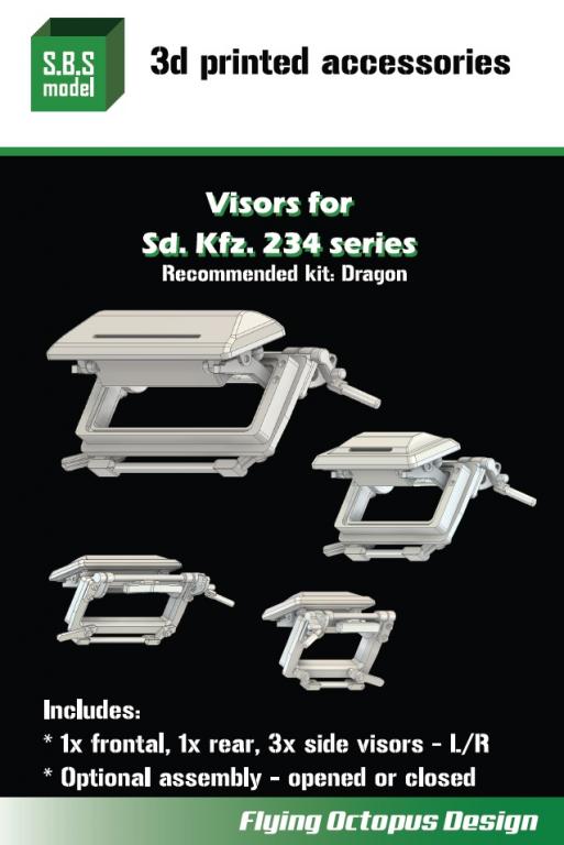 1/35 Visors for Sd. Kfz.234 series