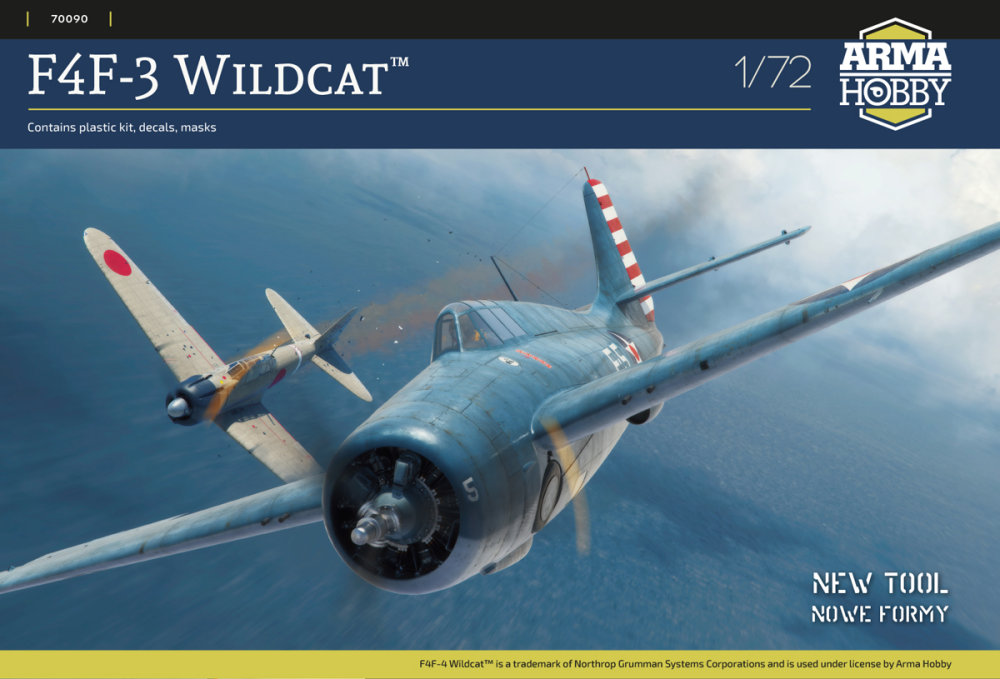 1/72 F4F-3 Wildcat (3x camo)