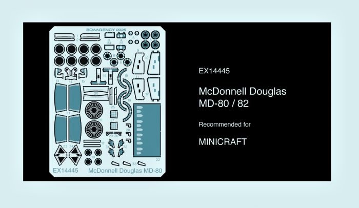 1/144 McDonnell MD-80/82 external details (MINICR)