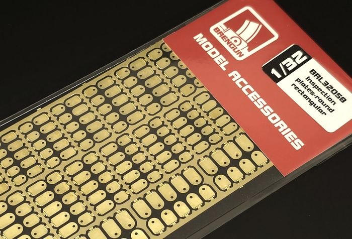 1/32 Inspection plates - round rectangular(PE set)