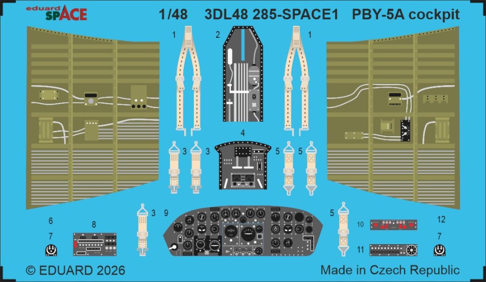 1/48 PBY-5A cockpit SPACE (EDU/REV)
