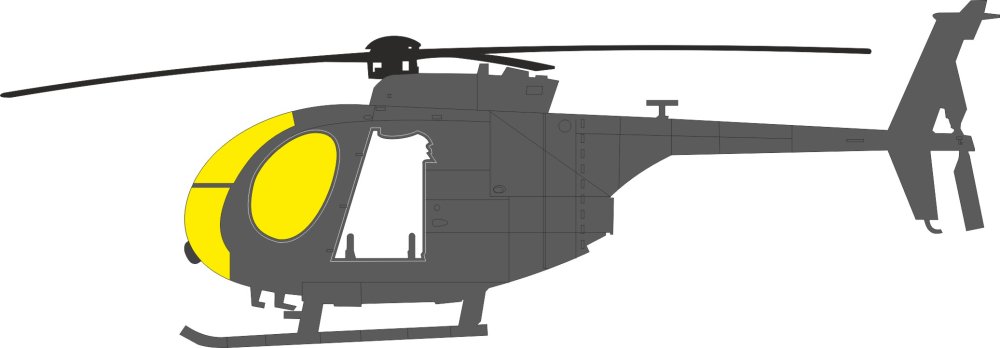 Mask 1/48 AH-6J TFace (ICM)