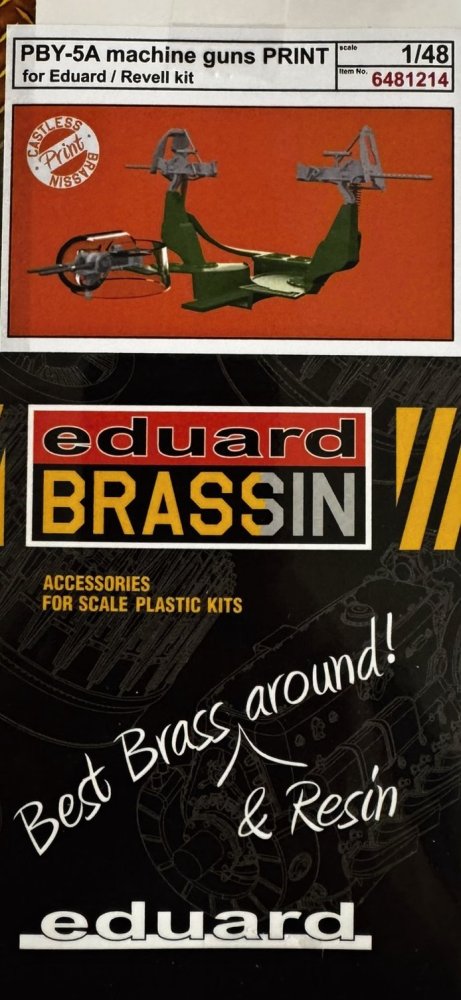 BRASSIN 1/48 PBY-5A machine guns PRINT (EDU/REV)