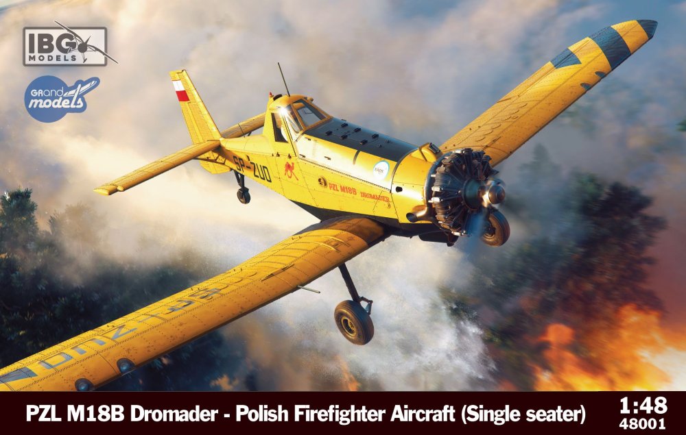 1/48 PZL M18B Dromader Polish Firefighter Aircraft
