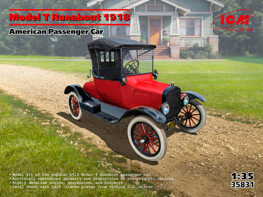 1/35 Model T Runabout 1918, American Passenger Car