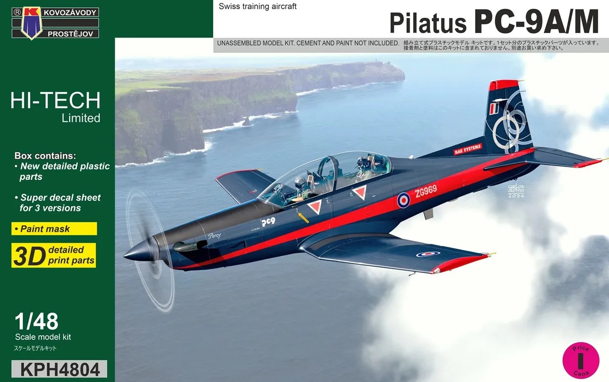 1/48 Pilatus PC-9A/M (3x camo) HI-TECH
