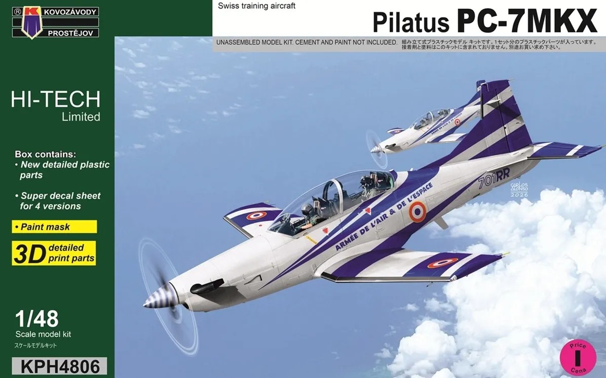 1/48 Pilatus PC-7MKX (4x camo) HI-TECH