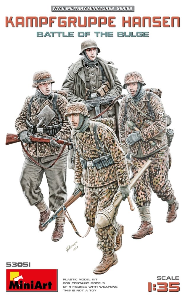 1/35 Kampfgruppe Hansen, Battle of the Bulge