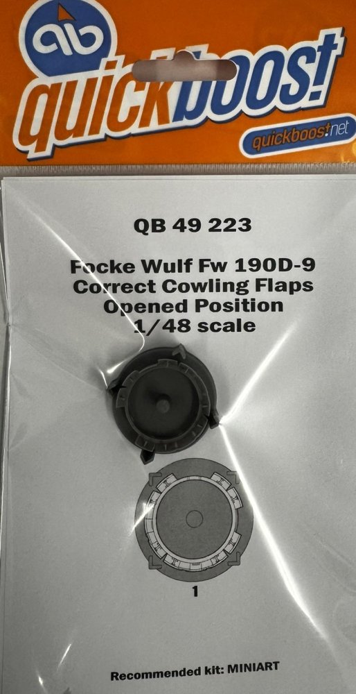 1/48 Fw 190D-9 correct cowling flaps opened (MINA)