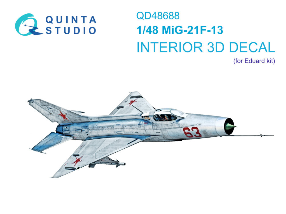 1/48 MiG-21F-13 3D Interior (EDU)