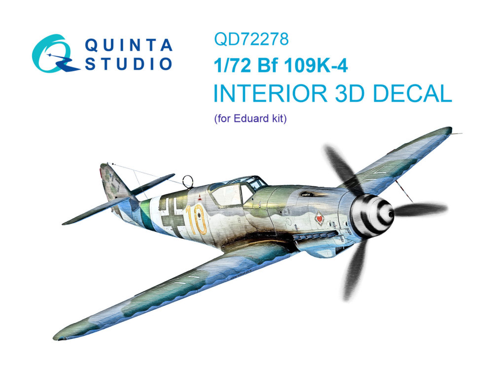 1/72 Bf 109K-4 3D Interior (EDU)